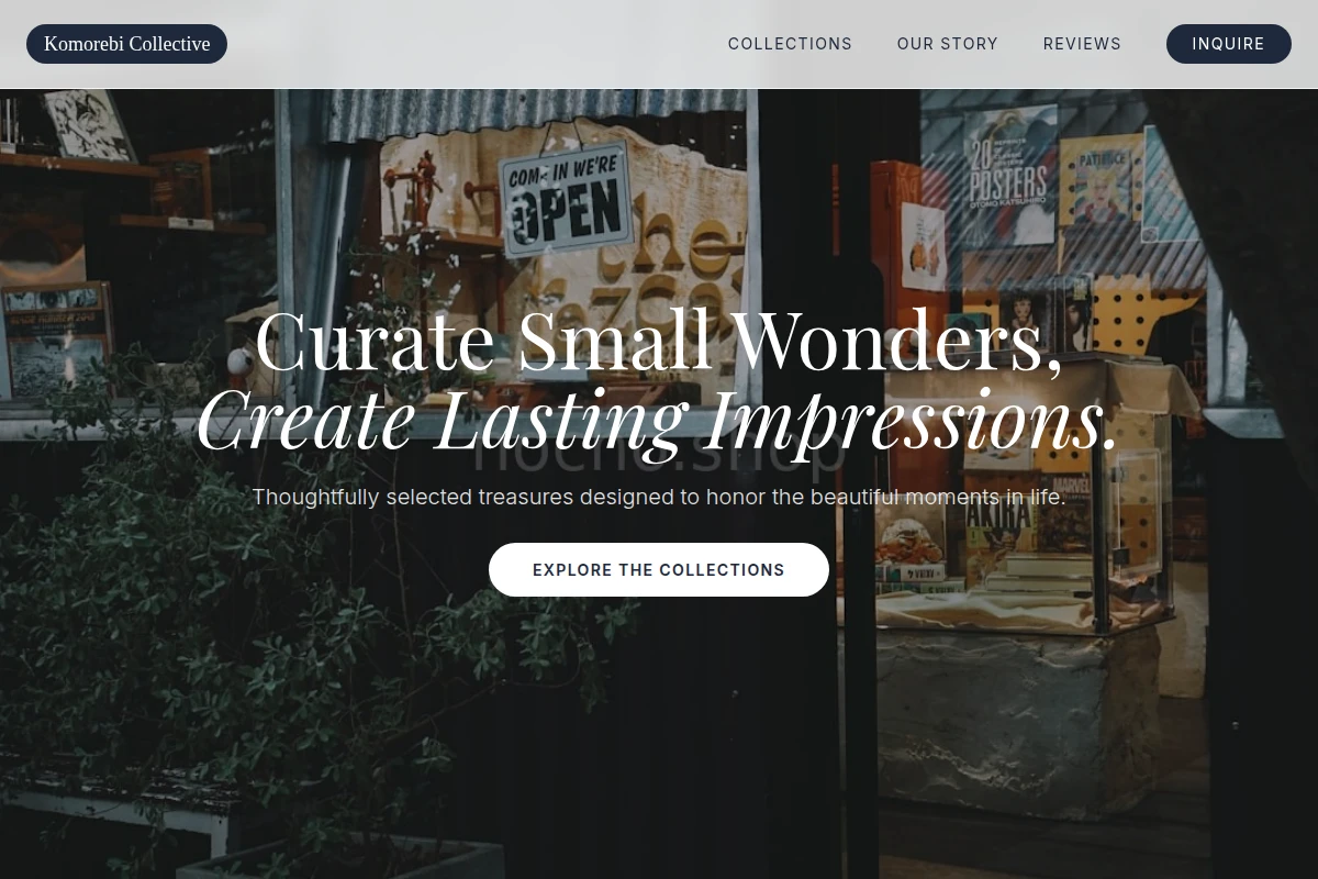 Curation Gift Shop