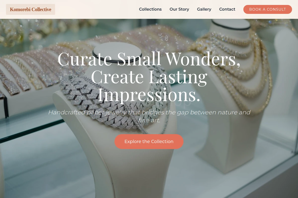 Paper Jewelry Shop